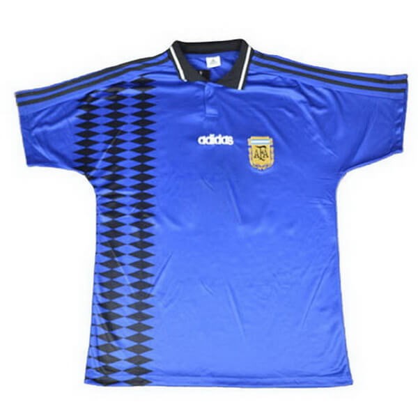 Auswärtstrikot Thailand Argentinien Retro 1994 Blau Günstige Fußballtrikots